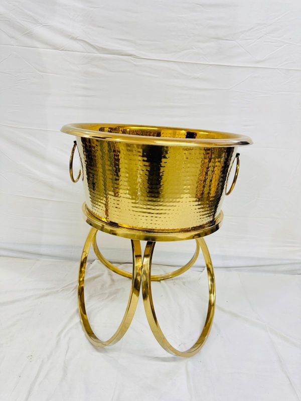 Antique Stainless Steel Decorative Dustbin