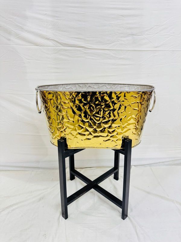Golden Stainless Steel Dustbin