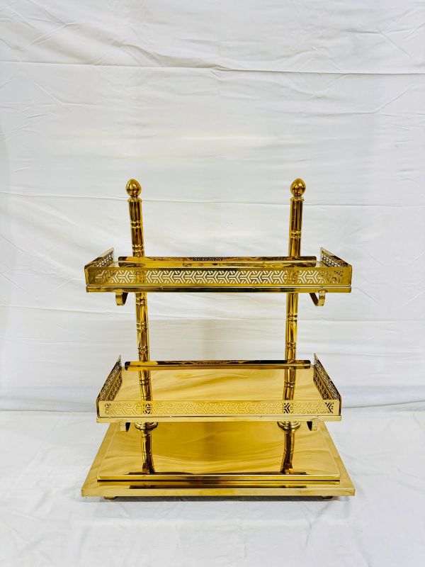 Three Floor Plate Stand