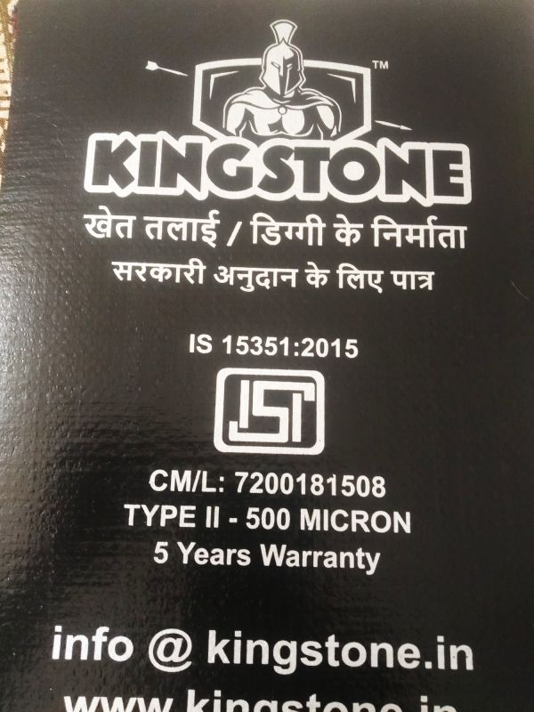 Kingstone Pond Liner IS:15351:2015