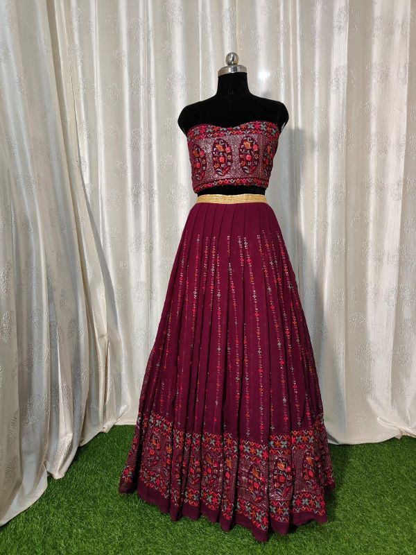 Soft Georgette Embroidery Fabric