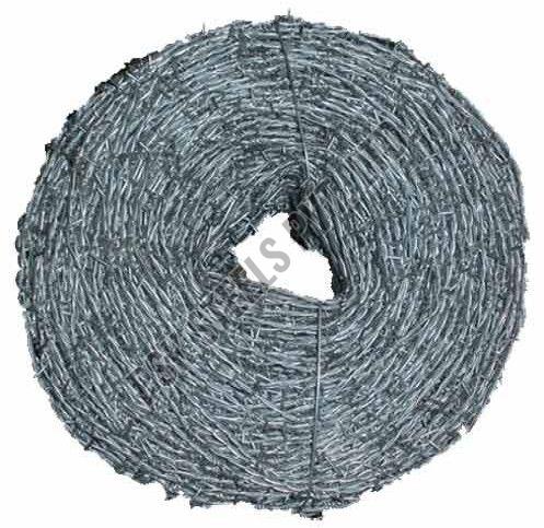 Mild Steel Barbed Wire, Color : Silver, Packaging Type : Coil