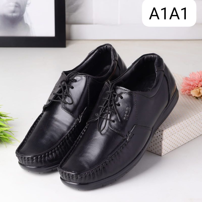 FORB Mens Black Formal Oxfords Shoes