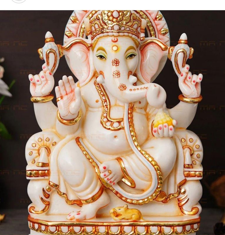 Marble Dust Ganesha Statue