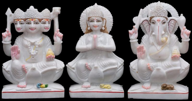 Shiv Parivar Marble Statue