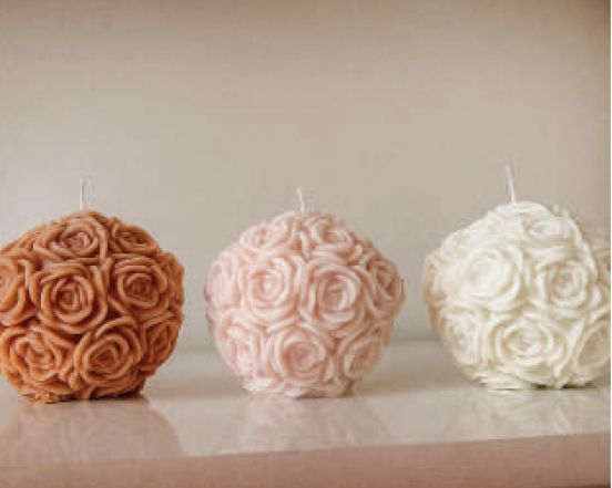 Thread Ball Soya Wax Candle