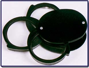 Plastic Cover Folding Magnifier Triplet