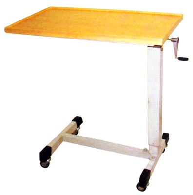 Over Bed Table (Adjustable) By Gear Handle