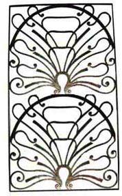 Non Polished Brass ornamental grills, for Home, Park, Window