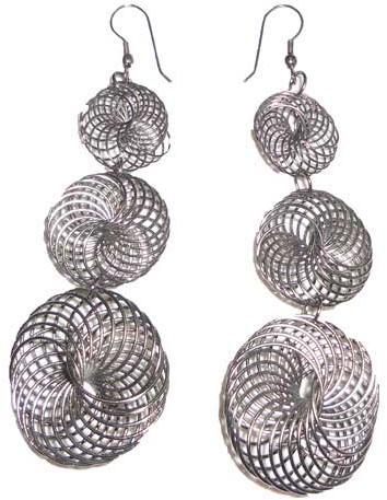 Plain imitation earrings, Style : Common