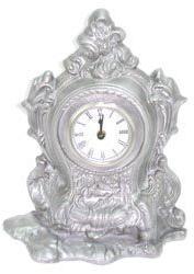 aluminum table clock