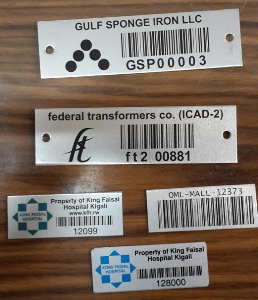 Barcoded Asset Labels