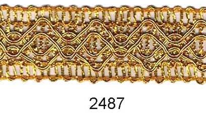 Golden-silver (jari) Lace 2487