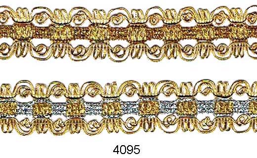 Golden-silver (jari) Lace 4095
