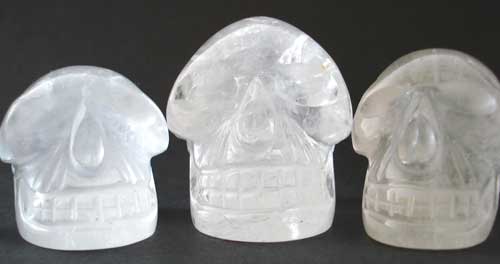 Three Skeleton Crystal Art