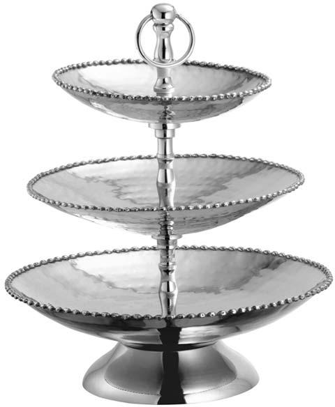 Stainless Steel Three Tier Charlie