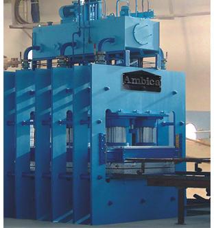 Short cycle lamination press