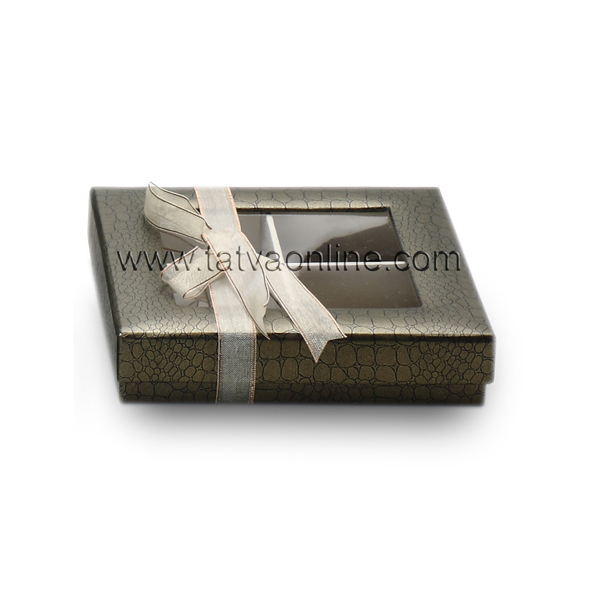 Square Cardboard Window Dry Fruit Boxes, Color : Black