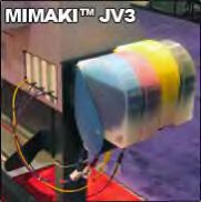 Mimaki Jv3 Bulk Ink System With Chip Resetter (4-color)