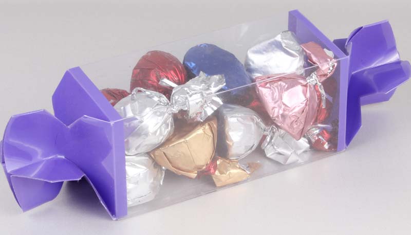 transparent choclate box packaging