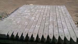 Concrete Cement Fencing Poles, Length : 4.25mtr