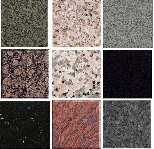 granite floor tile colors