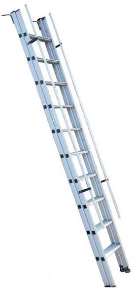 Aluminium Wall Supporting Domestic Ladder (With Handle)