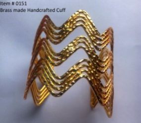 Brass Made Handcrafted Cuff