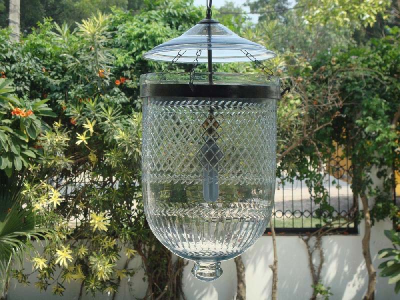 glass bell jar hanging