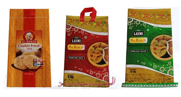 Laminated Woven Bags, Style : Head cut, hemmed, gusset, valve