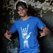 Rocking Always On the Blue - Handpainted Tshirts