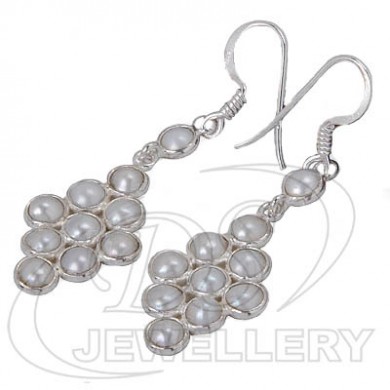 Pearl Silver Earrings