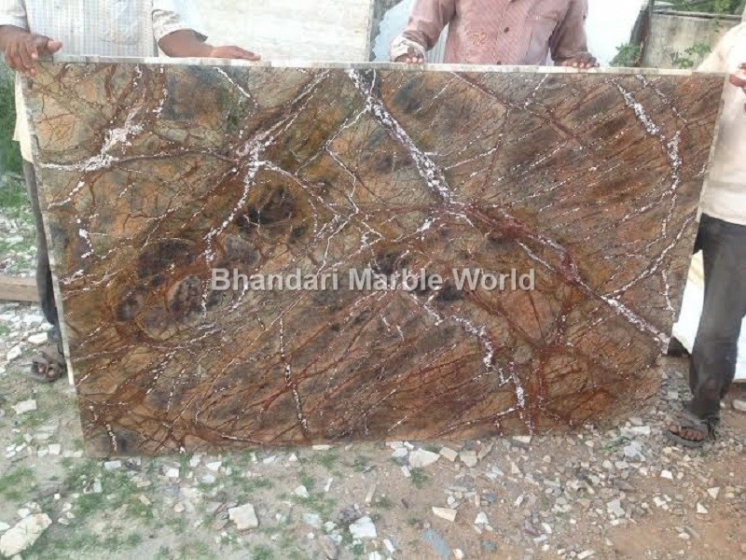 Entique Finish Rain Forest Brown Marble