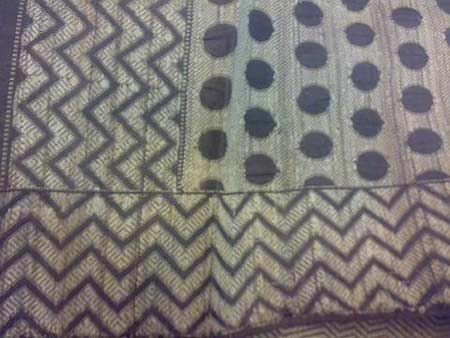 Ghicha Silk Fabric, for Garments, Pattern : Plain, Printed