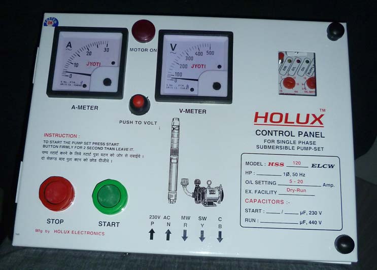 Single Phase Control Panel (HSS-ELCW-CH -SOR4)