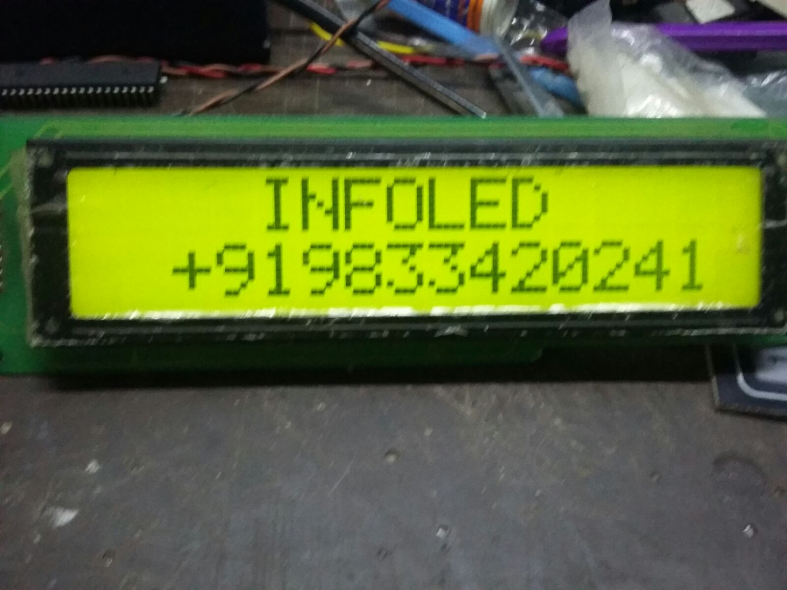 Lcd Name Plate
