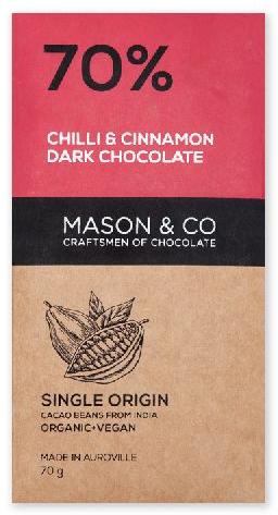 Chilli and Cinnamon Dark Chocolate Bar