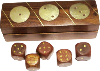 Wooden Dice Game