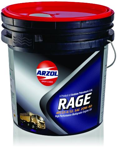 Arzol Rage Engine Oil, Pack Size : 1 Ltr, 5 Ltr, 10 Ltr