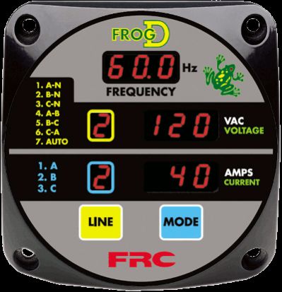 FROG-D Generator display Three Phase, Delta