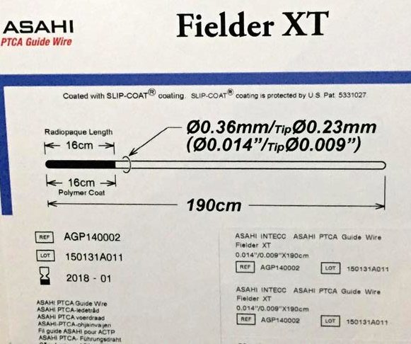 Asahi Fielder Xt Guide Wire