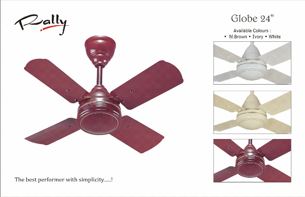 Rally Globe Ceiling Fan