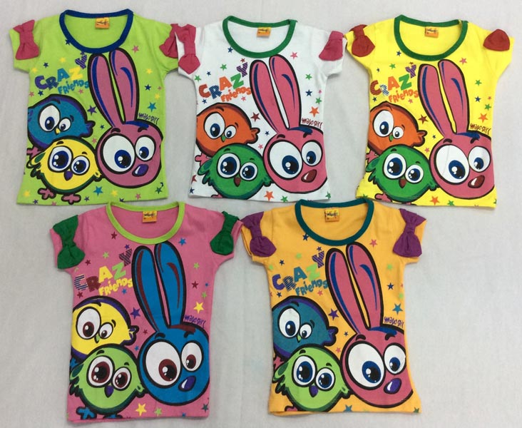 Baby Bunny Style Round Neck T-Shirts