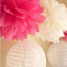 Tissue Paper Flowers, for decoration, Packaging Type : Plastic Packet