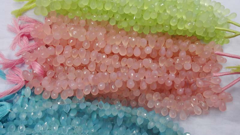 Chalcedony Gemstone Beads