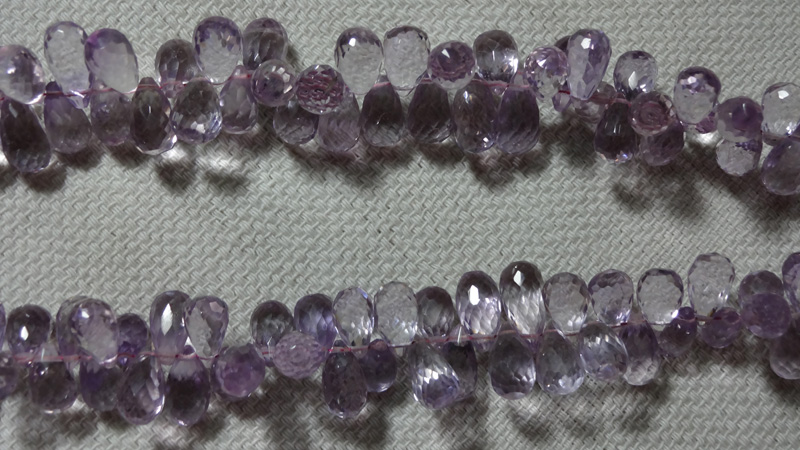 Pink Amethyst Gemstone Beads