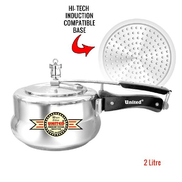united magic silver induction pressure cooker