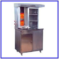 Shawarma Machine with Cabinet