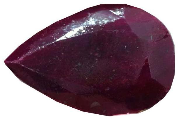 Pear Shaped Ruby Gemstone