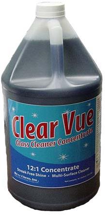 Clear Vue hard surface cleaner